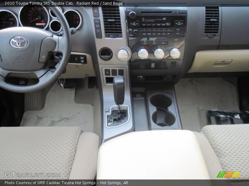 Radiant Red / Sand Beige 2010 Toyota Tundra SR5 Double Cab