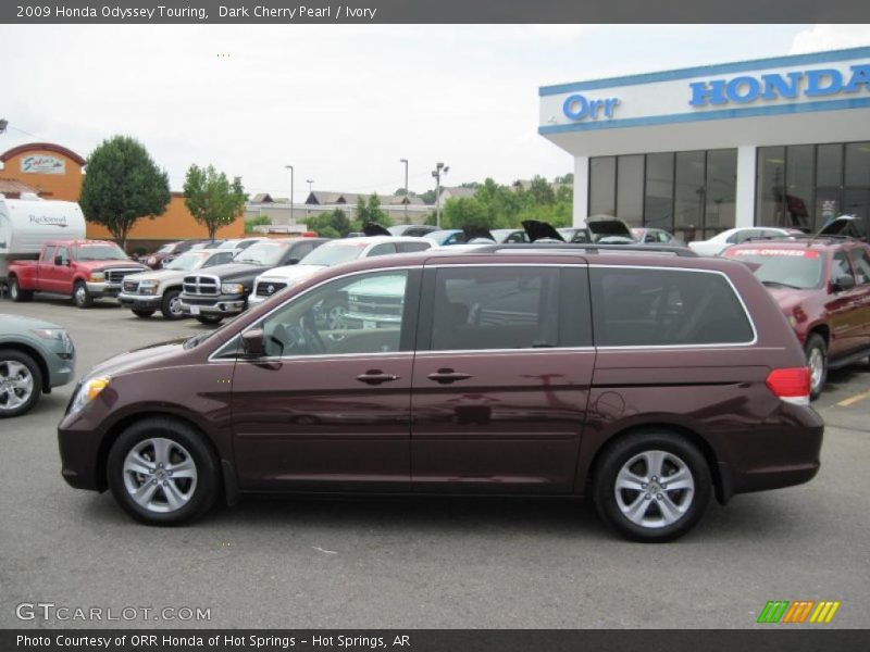 Dark Cherry Pearl / Ivory 2009 Honda Odyssey Touring