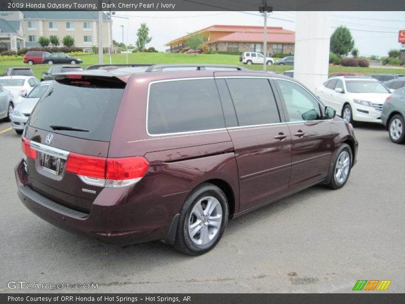 Dark Cherry Pearl / Ivory 2009 Honda Odyssey Touring