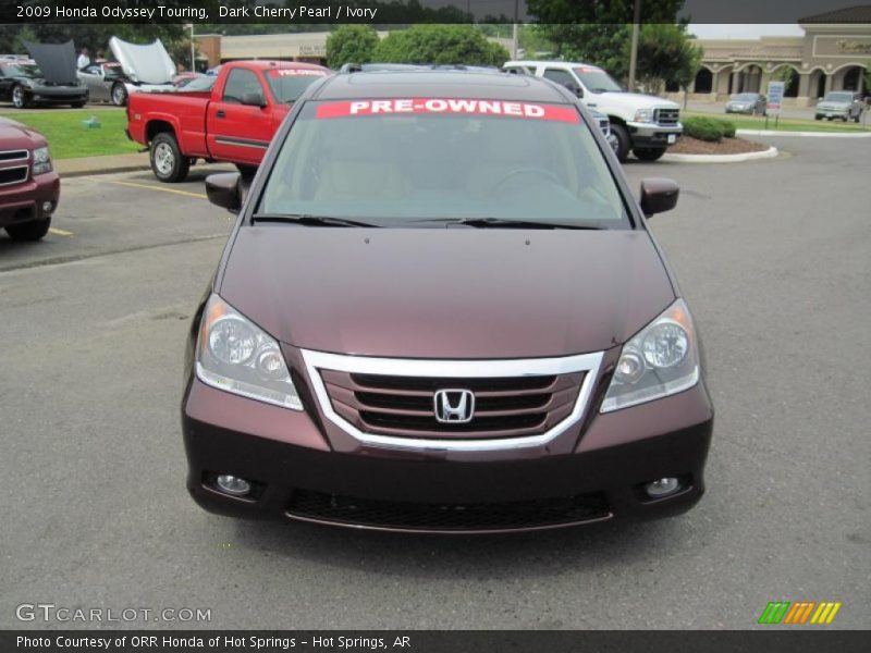 Dark Cherry Pearl / Ivory 2009 Honda Odyssey Touring