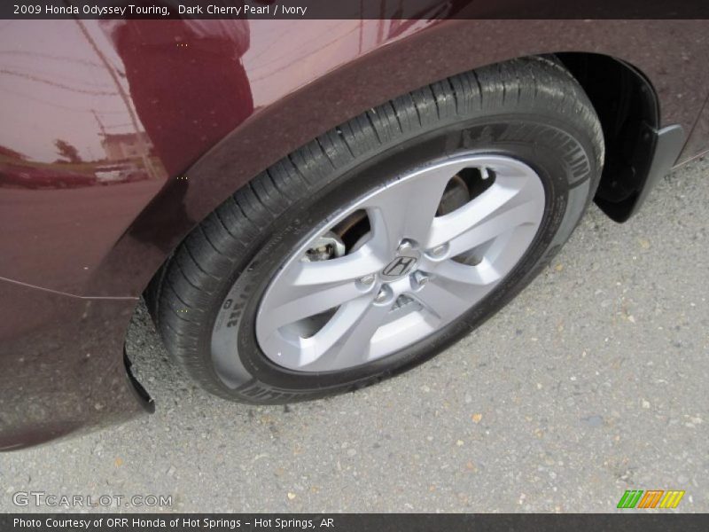 Dark Cherry Pearl / Ivory 2009 Honda Odyssey Touring