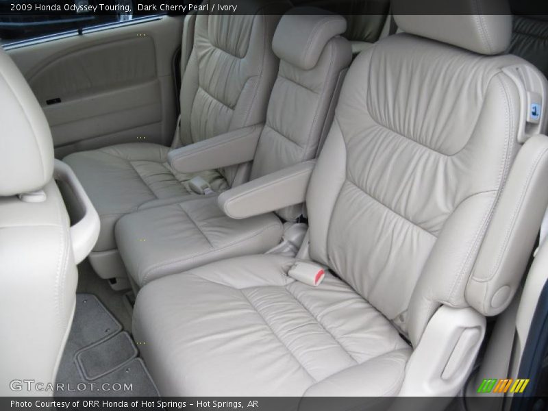 Dark Cherry Pearl / Ivory 2009 Honda Odyssey Touring