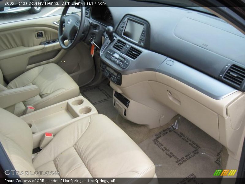 Dark Cherry Pearl / Ivory 2009 Honda Odyssey Touring