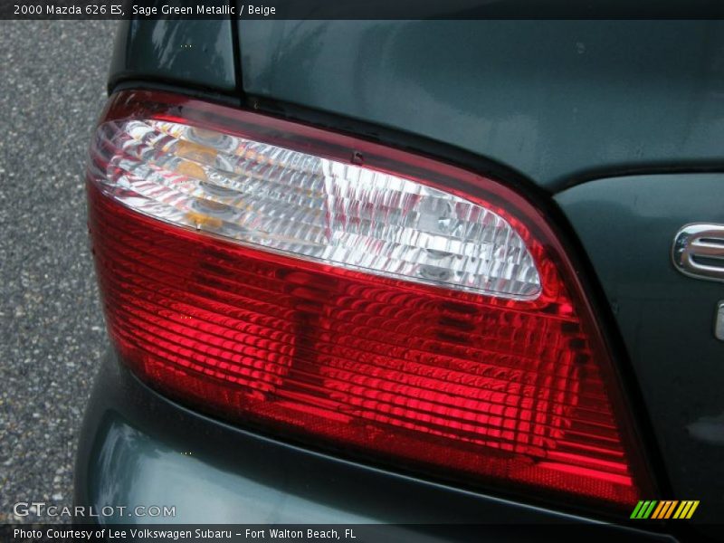 Sage Green Metallic / Beige 2000 Mazda 626 ES