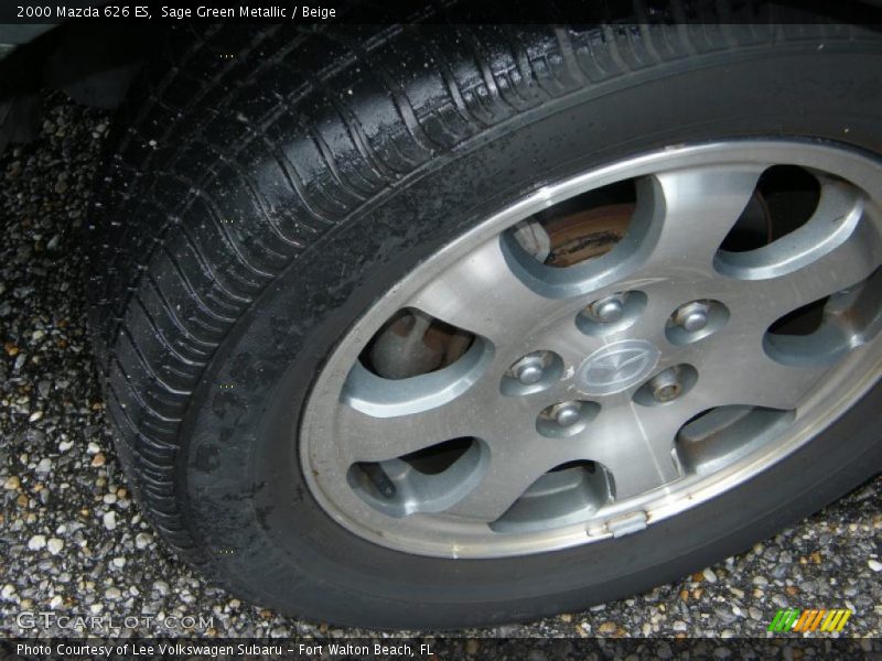 Sage Green Metallic / Beige 2000 Mazda 626 ES