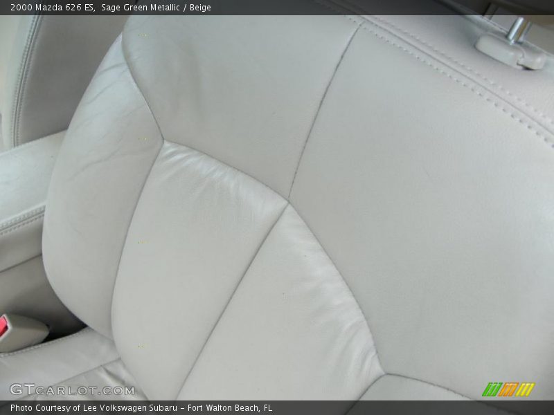 Sage Green Metallic / Beige 2000 Mazda 626 ES