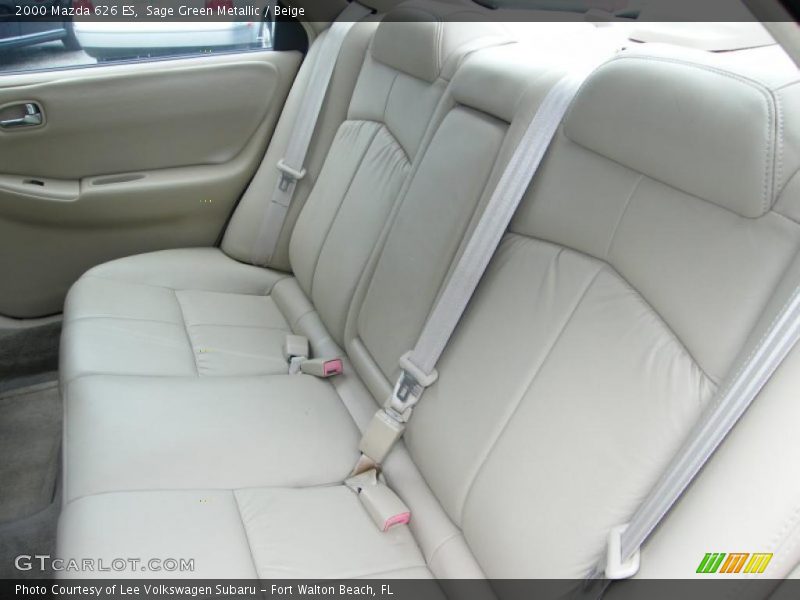Sage Green Metallic / Beige 2000 Mazda 626 ES