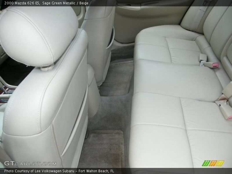 Sage Green Metallic / Beige 2000 Mazda 626 ES