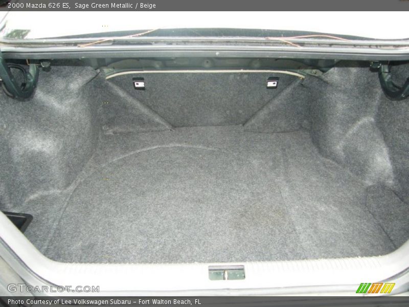 Sage Green Metallic / Beige 2000 Mazda 626 ES