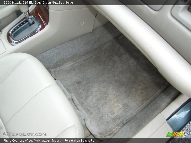 Sage Green Metallic / Beige 2000 Mazda 626 ES