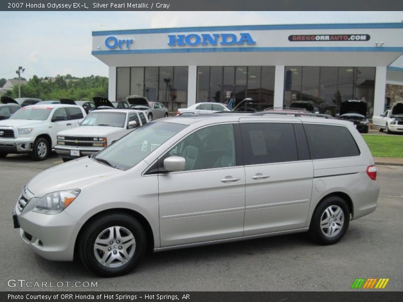 Silver Pearl Metallic / Gray 2007 Honda Odyssey EX-L