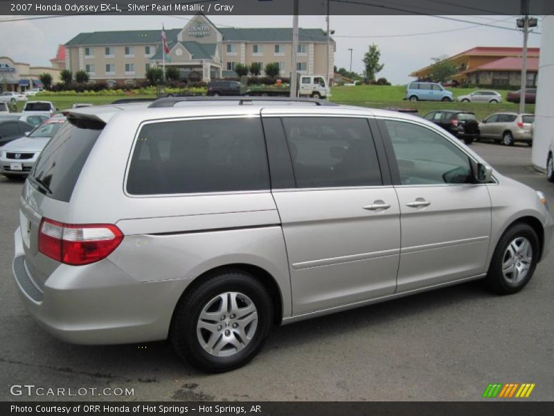 Silver Pearl Metallic / Gray 2007 Honda Odyssey EX-L