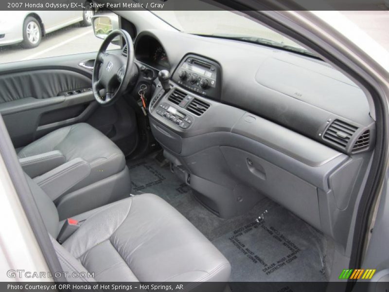 Silver Pearl Metallic / Gray 2007 Honda Odyssey EX-L