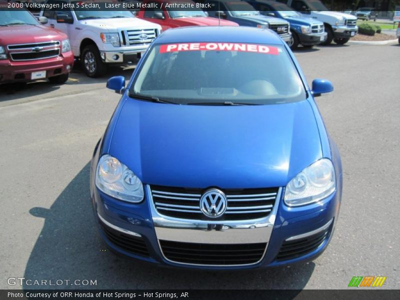 Laser Blue Metallic / Anthracite Black 2008 Volkswagen Jetta S Sedan