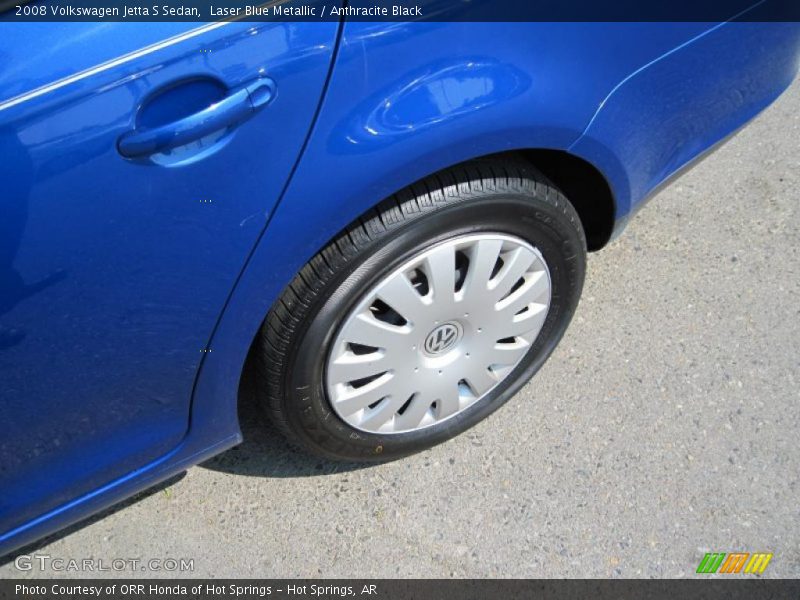 Laser Blue Metallic / Anthracite Black 2008 Volkswagen Jetta S Sedan