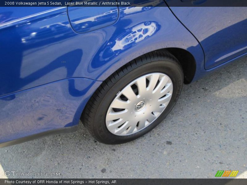Laser Blue Metallic / Anthracite Black 2008 Volkswagen Jetta S Sedan