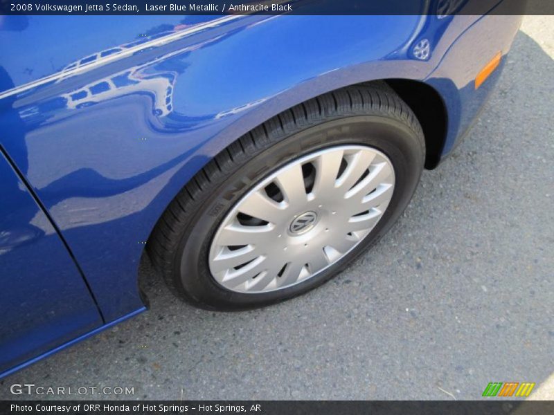Laser Blue Metallic / Anthracite Black 2008 Volkswagen Jetta S Sedan