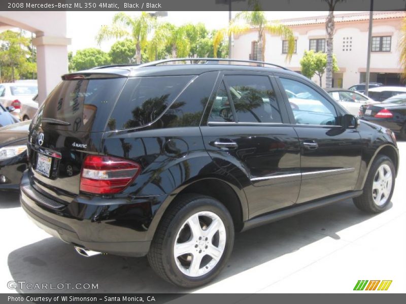Black / Black 2008 Mercedes-Benz ML 350 4Matic