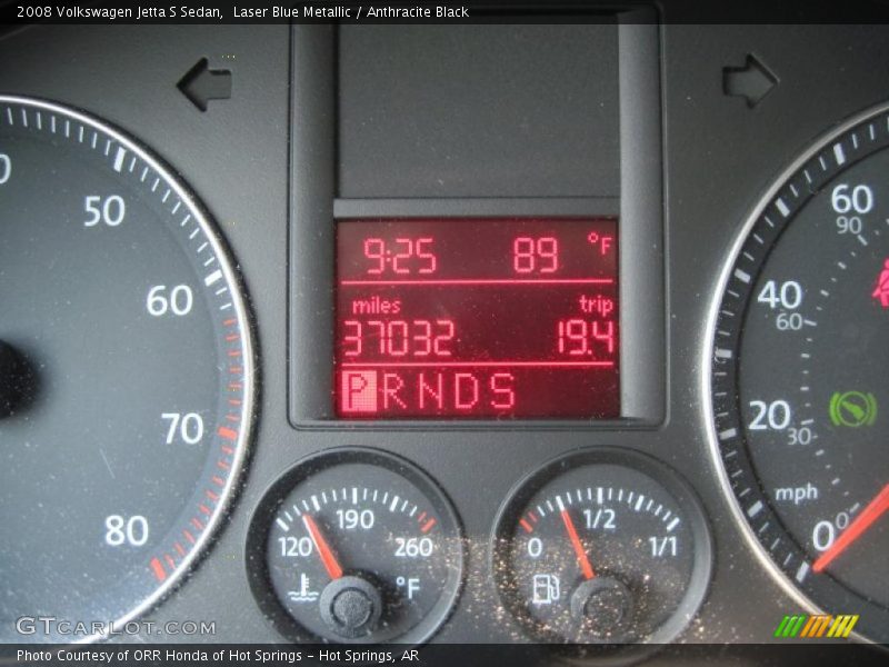 Laser Blue Metallic / Anthracite Black 2008 Volkswagen Jetta S Sedan