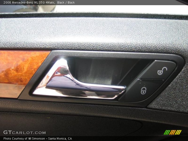 Black / Black 2008 Mercedes-Benz ML 350 4Matic