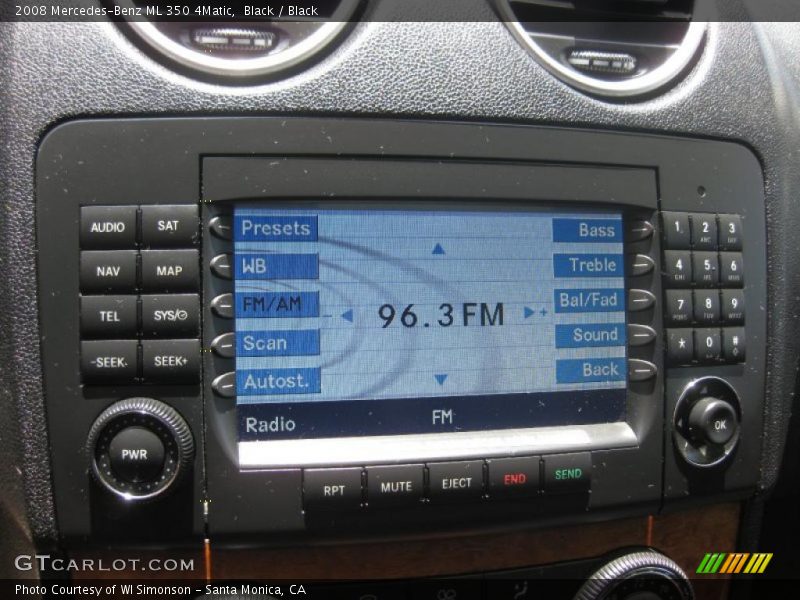 Black / Black 2008 Mercedes-Benz ML 350 4Matic