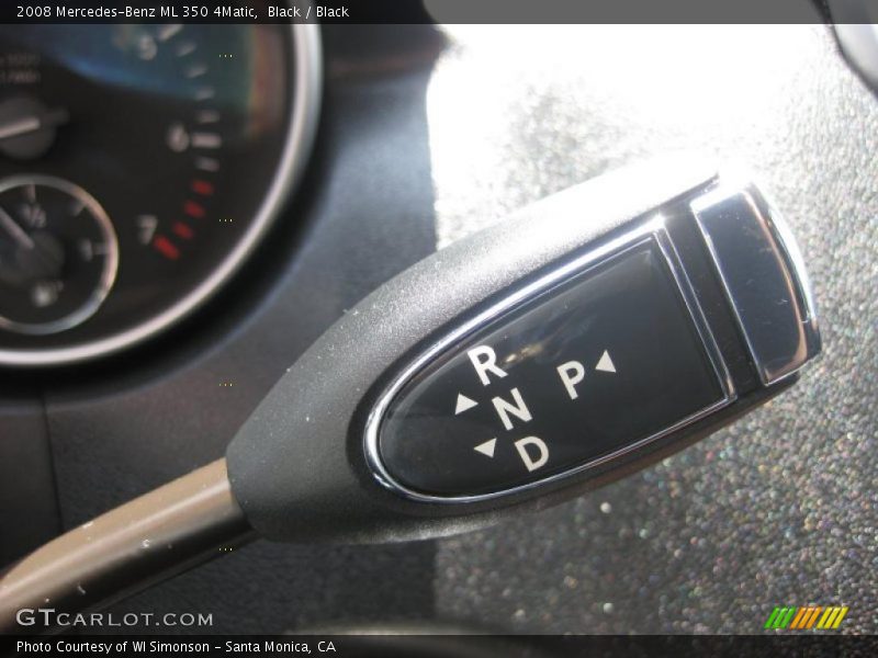 Black / Black 2008 Mercedes-Benz ML 350 4Matic