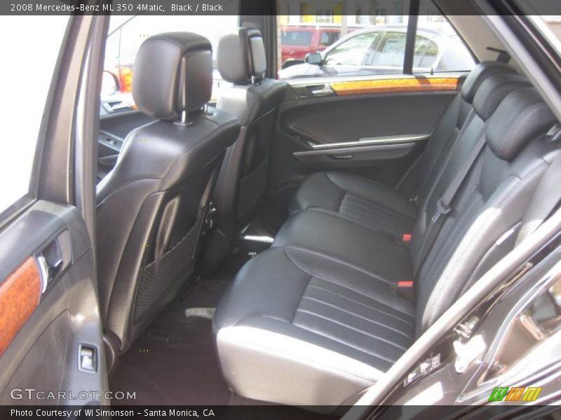 Black / Black 2008 Mercedes-Benz ML 350 4Matic