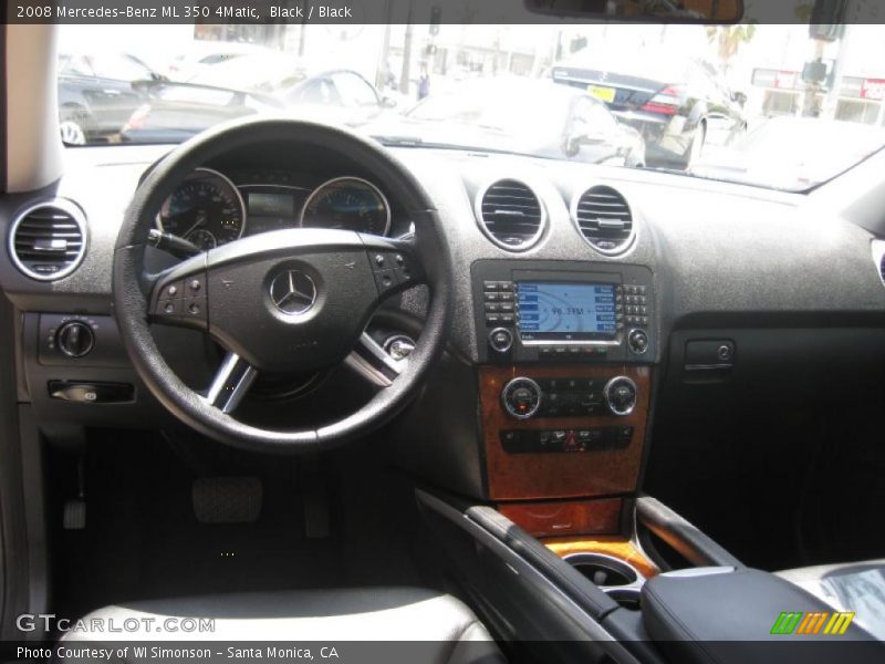 Black / Black 2008 Mercedes-Benz ML 350 4Matic