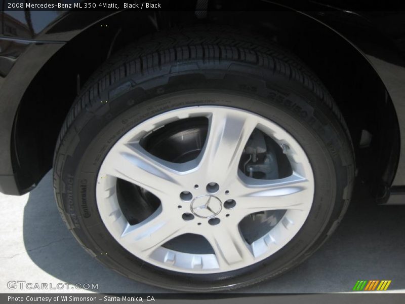 Black / Black 2008 Mercedes-Benz ML 350 4Matic