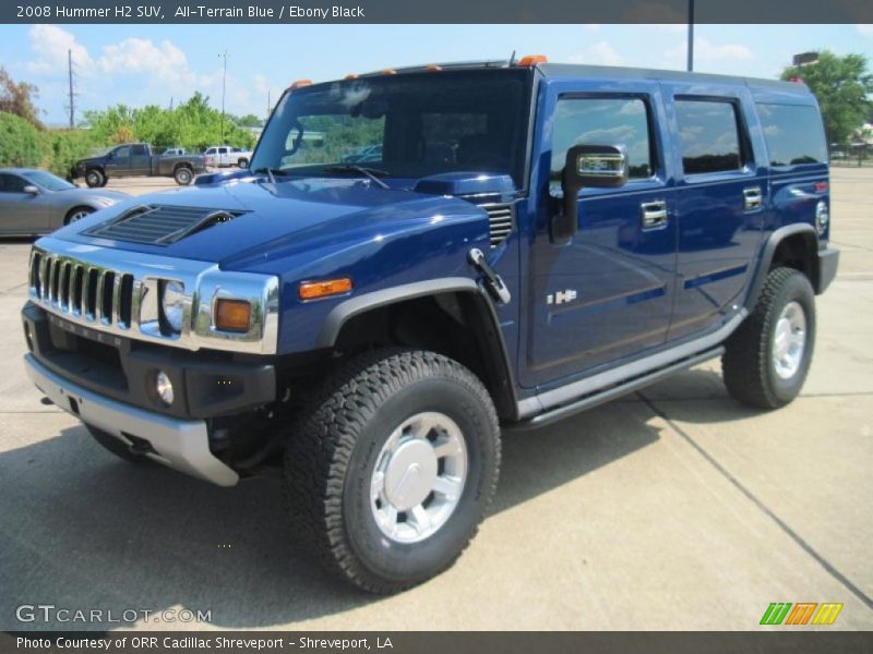 All-Terrain Blue / Ebony Black 2008 Hummer H2 SUV