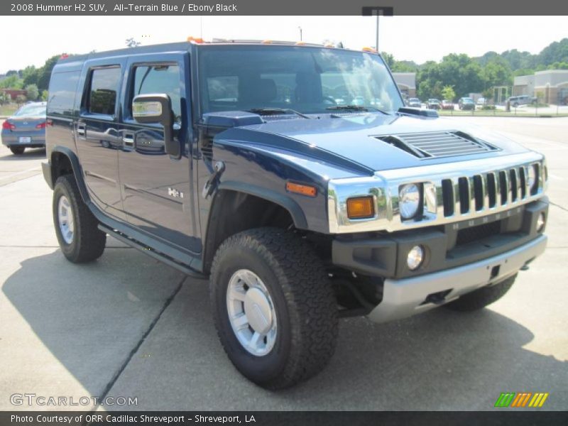 All-Terrain Blue / Ebony Black 2008 Hummer H2 SUV