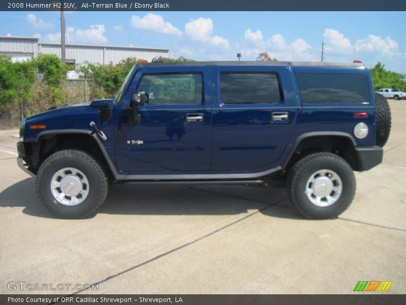 All-Terrain Blue / Ebony Black 2008 Hummer H2 SUV