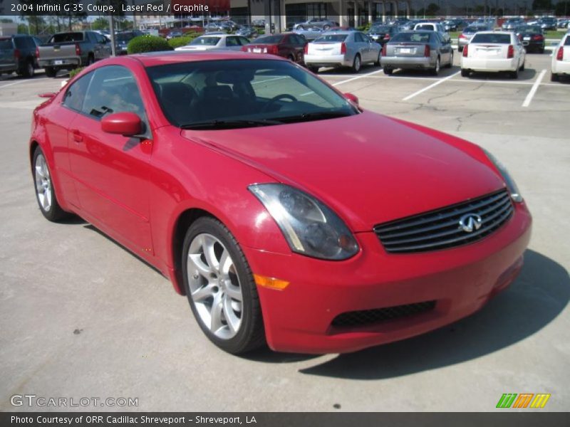 Laser Red / Graphite 2004 Infiniti G 35 Coupe