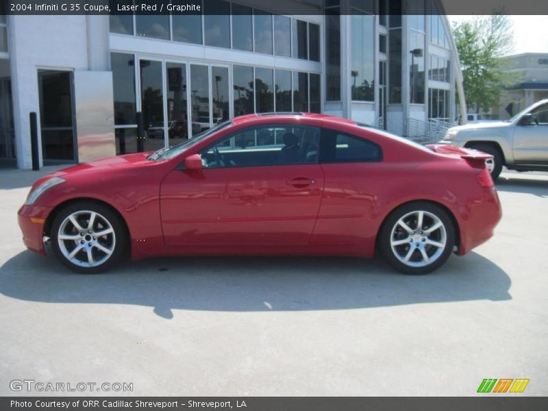 Laser Red / Graphite 2004 Infiniti G 35 Coupe