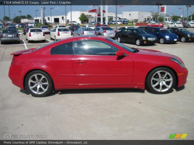 Laser Red / Graphite 2004 Infiniti G 35 Coupe