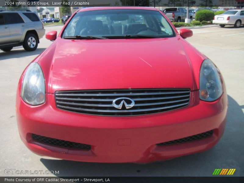 Laser Red / Graphite 2004 Infiniti G 35 Coupe