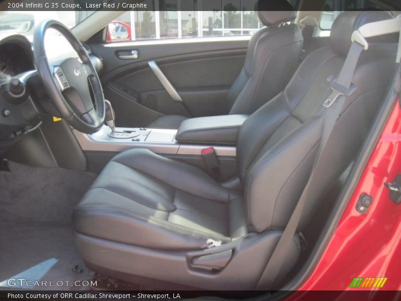 Laser Red / Graphite 2004 Infiniti G 35 Coupe