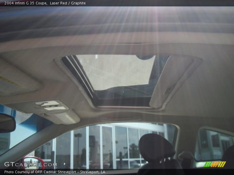 Laser Red / Graphite 2004 Infiniti G 35 Coupe