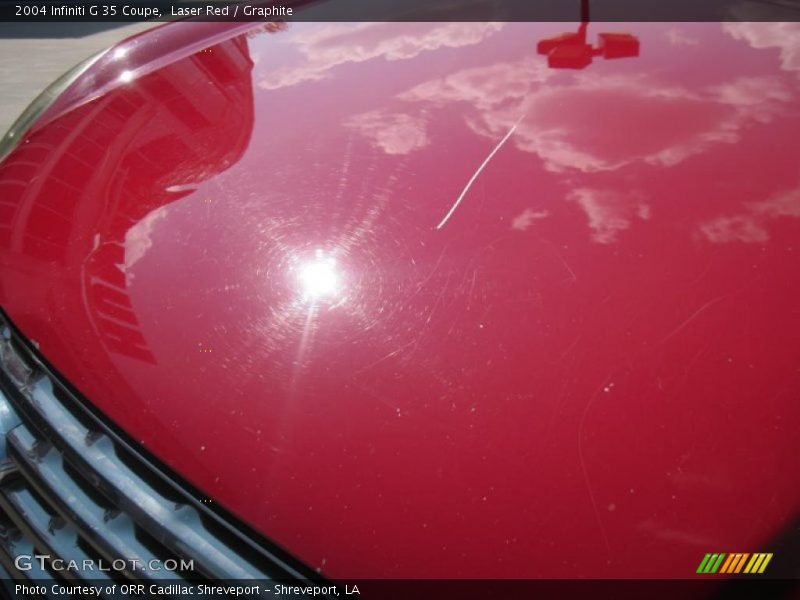 Laser Red / Graphite 2004 Infiniti G 35 Coupe