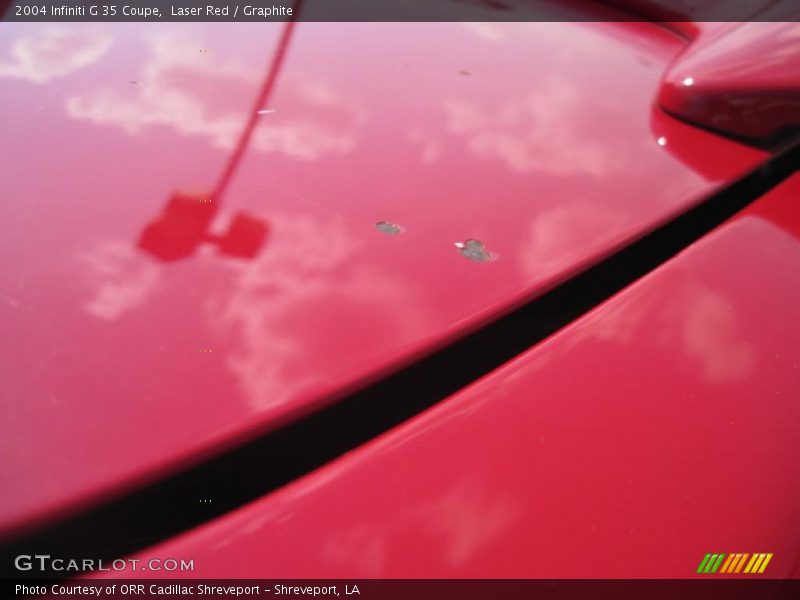 Laser Red / Graphite 2004 Infiniti G 35 Coupe