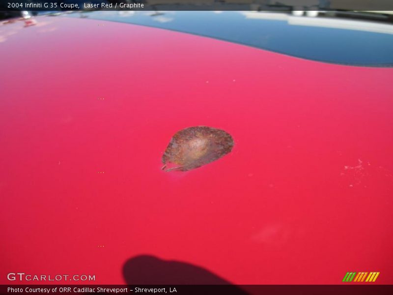Laser Red / Graphite 2004 Infiniti G 35 Coupe