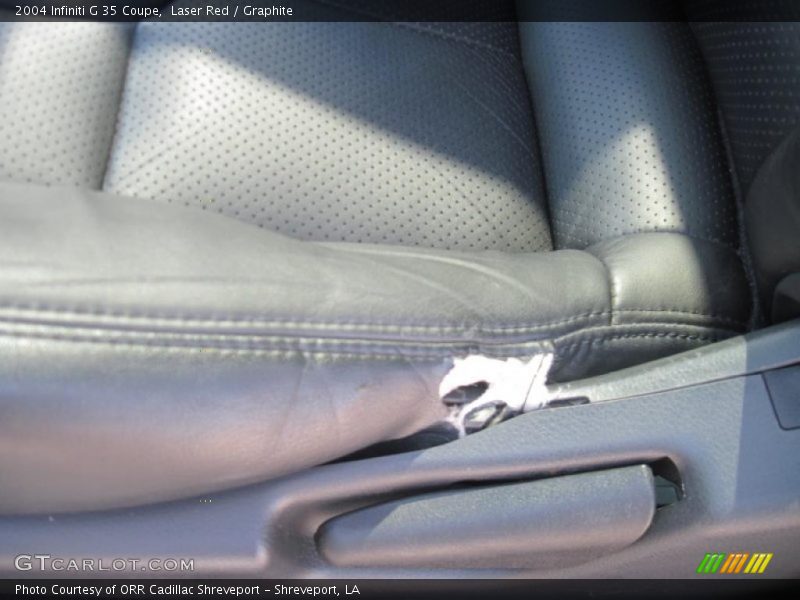 Laser Red / Graphite 2004 Infiniti G 35 Coupe