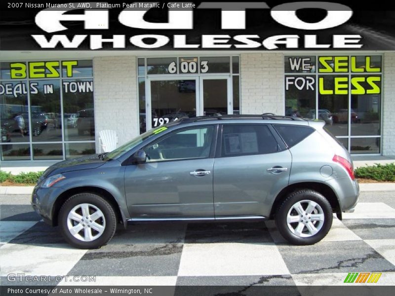Platinum Pearl Matallic / Cafe Latte 2007 Nissan Murano SL AWD