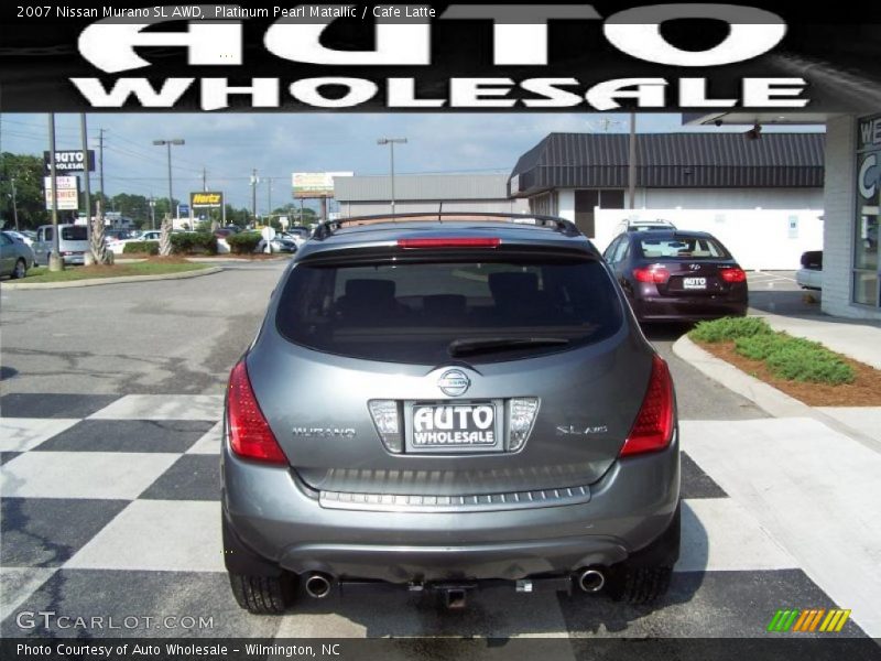 Platinum Pearl Matallic / Cafe Latte 2007 Nissan Murano SL AWD