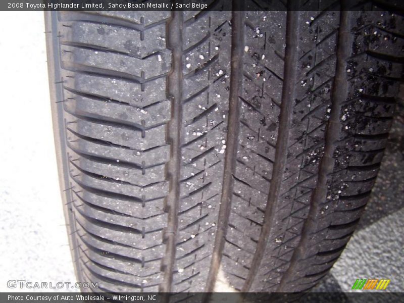 Sandy Beach Metallic / Sand Beige 2008 Toyota Highlander Limited