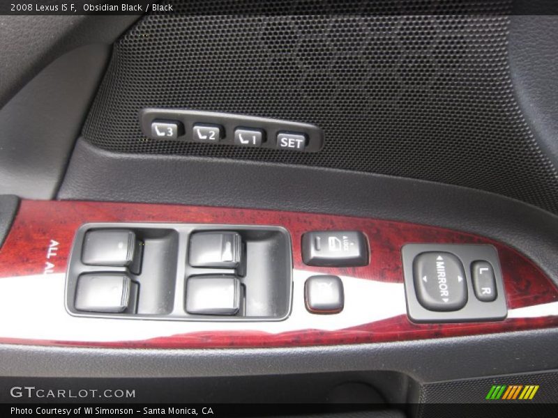 Obsidian Black / Black 2008 Lexus IS F