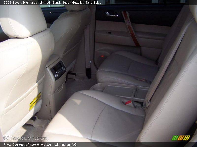 Sandy Beach Metallic / Sand Beige 2008 Toyota Highlander Limited
