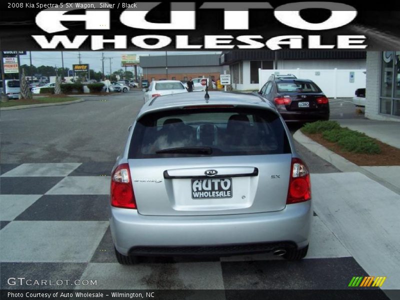 Silver / Black 2008 Kia Spectra 5 SX Wagon