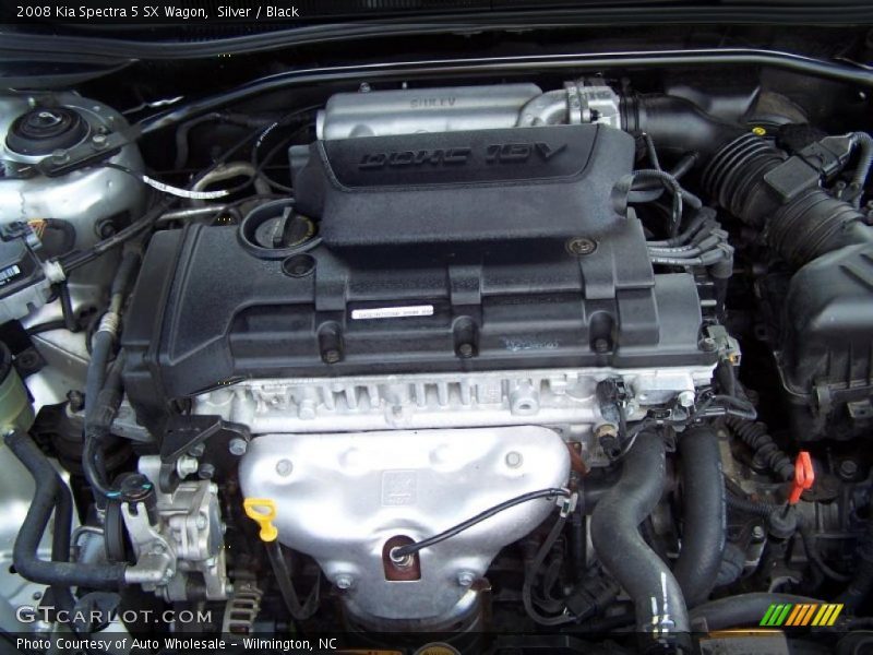 Silver / Black 2008 Kia Spectra 5 SX Wagon