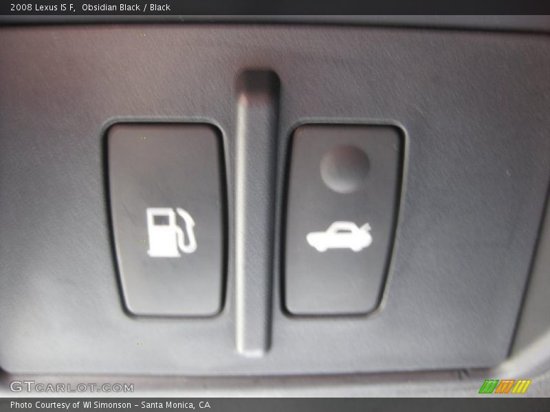 Obsidian Black / Black 2008 Lexus IS F